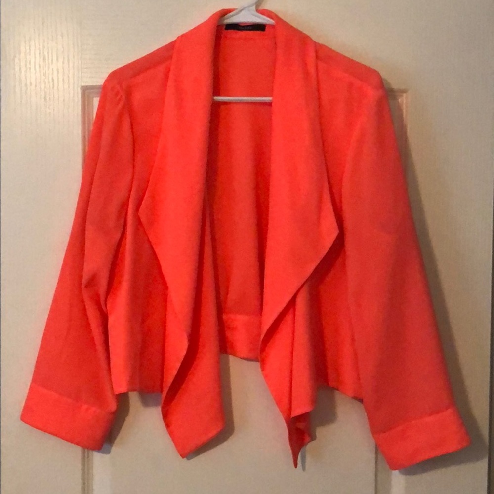 Tahari Neon Pink Jacket